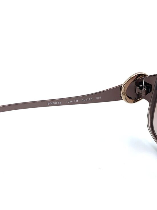Bvlgari Circle Motif Acetate Metal Brown Sunglasses Gold BV Eyewear main image 10